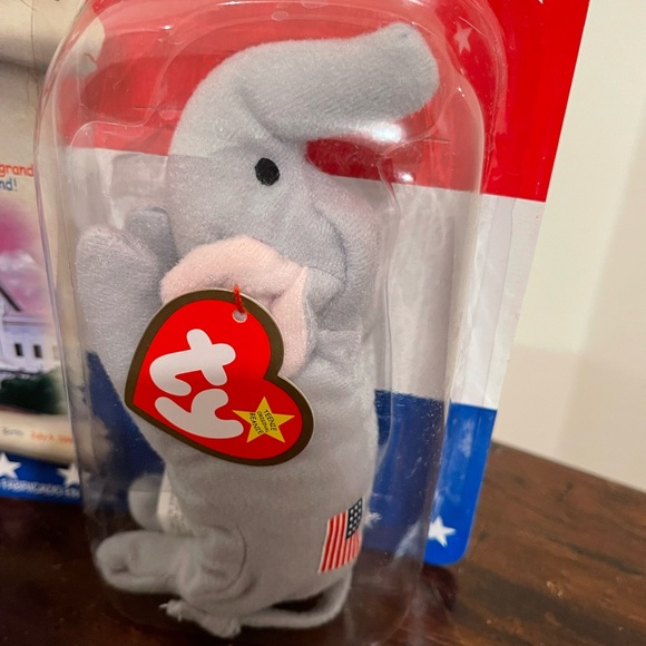 Righty The Elephant Republican TY Teenie Beanie Baby Vintage McDonald’s 96. - Picture 3 of 7